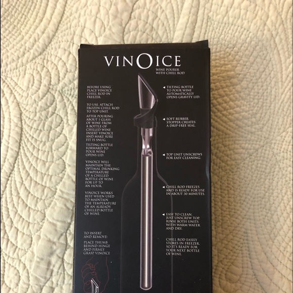 New VinOice Wine Chiller and Pourer. - Picture 2 of 2